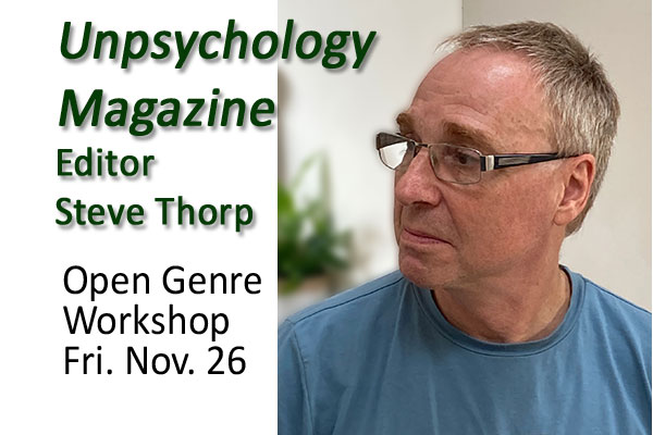 Steve Thorp, editor of Unpsychology Magazine