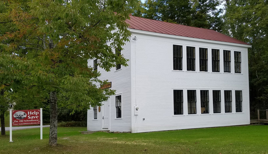 Historic District #5 Schoolhouse in Underhill Center, Vermont