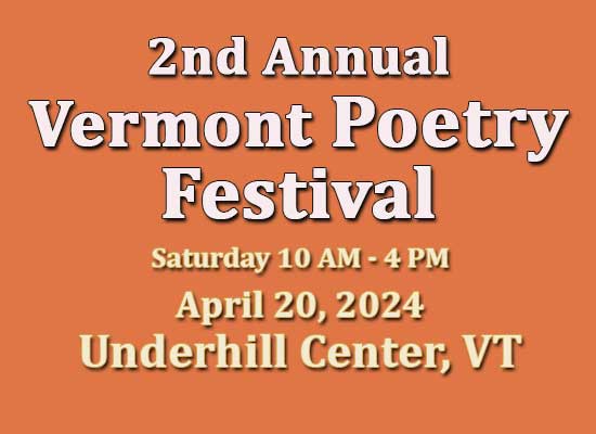 2nd Annual Vermont Poetry Festival