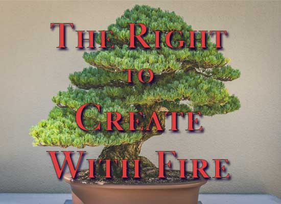 The Right to Create with Fire by Stephen Kastner